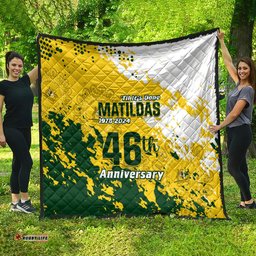 australia soccer quilt til its done matildas 2024 happy 46th anniversary