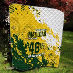 australia soccer quilt til its done matildas 2024 happy 46th anniversary