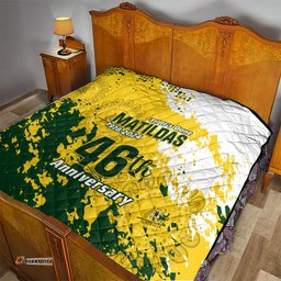 australia soccer quilt til its done matildas 2024 happy 46th anniversary
