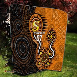 custom scorchers cricket indigenous quilt champions fire up