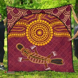 aboriginal premium quilt aboriginal platypus
