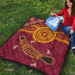 aboriginal premium quilt aboriginal platypus