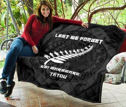 anzac tattoo new zealand lest we forget premium quilt