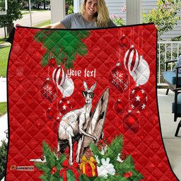 personalised kangaroo lover quilt australia merry christmas aboriginal
