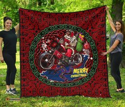 isle of man tourist trophy races premium quilt merry christmas special version