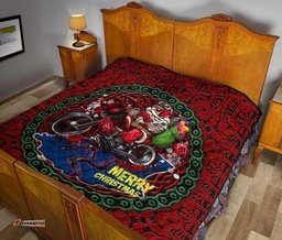 isle of man tourist trophy races premium quilt merry christmas special version