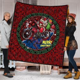 isle of man tourist trophy races premium quilt merry christmas special version