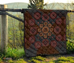 premium quilts aboriginal dot painting quilts ver02