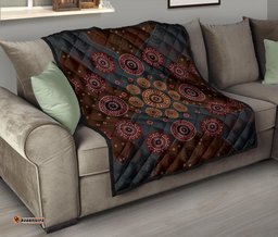 premium quilts aboriginal dot painting quilts ver02
