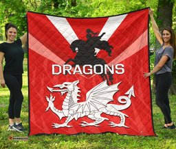 st george illawarra dragons premium quilt