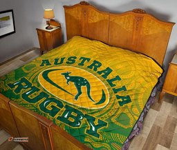 aboriginal premium quilt australia rugby and coat of arms ver02