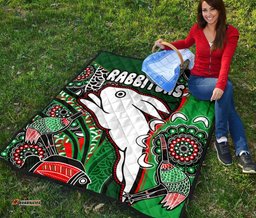 rabbitohs premium quilt indigenous survival world