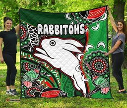 rabbitohs premium quilt indigenous survival world