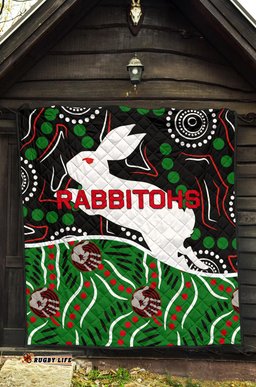 rabbitohs premium quilt aboriginal