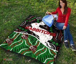 rabbitohs premium quilt aboriginal