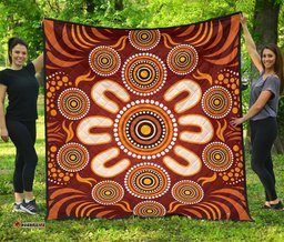 aboriginal premium quilt circle flowers patterns ver03