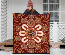 aboriginal premium quilt circle flowers patterns ver03
