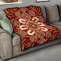 aboriginal premium quilt circle flowers patterns ver03