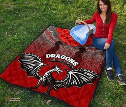dragons premium quilt st george anzac day