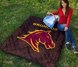 brisbane premium quilt broncos simple indigenous