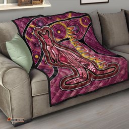 maroons rugby quilt custom maroons kangaroo quilt