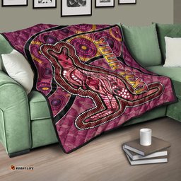 maroons rugby quilt custom maroons kangaroo quilt