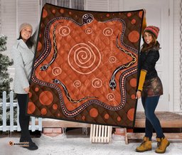 aboriginal premium quilt australia snake aboriginal
