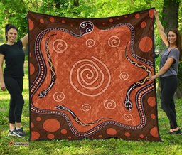 aboriginal premium quilt australia snake aboriginal