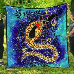 aboriginal premium quilt indigenous crocodile