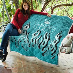 brisbane heat quilt aboriginal style of dot fire
