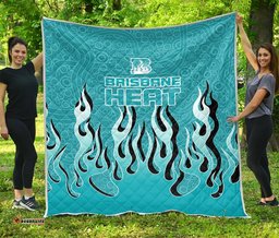 brisbane heat quilt aboriginal style of dot fire
