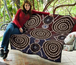 premium quilts aboriginal dot painting quilts ver8