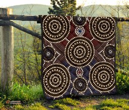 premium quilts aboriginal dot painting quilts ver8