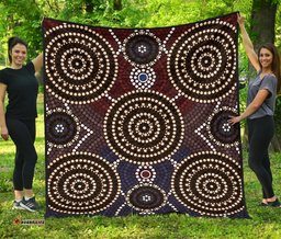 premium quilts aboriginal dot painting quilts ver8