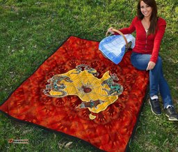 aboriginal premium quilt australia map hand patterns spider web