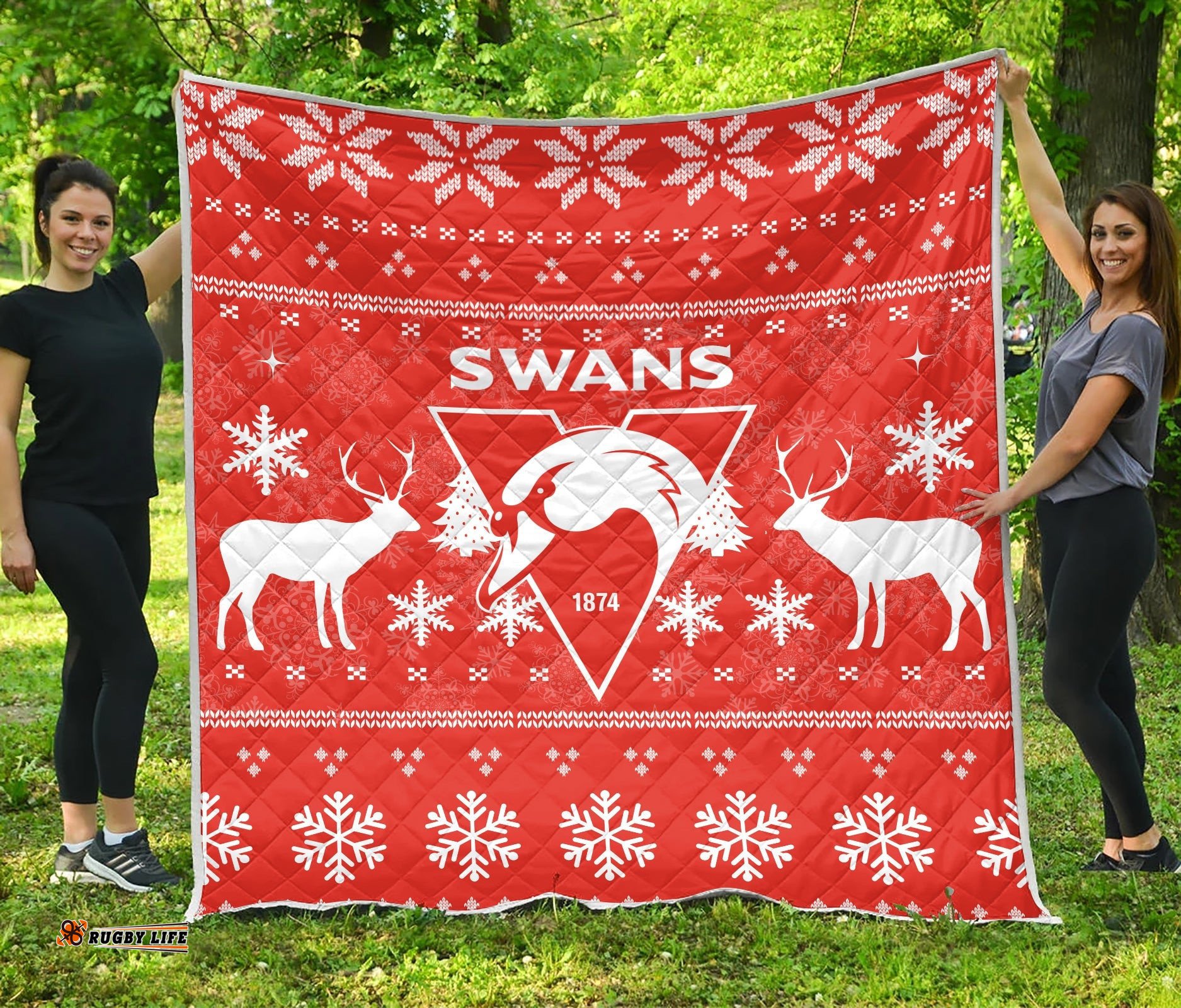 sydney swans quilt christmas ugly style