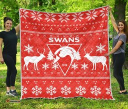 sydney swans quilt christmas ugly style