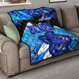 blues rugby quilt blues rugby league turtle and mountain aboriginal culture quilt