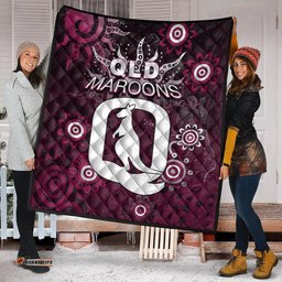 qld maroons premium quilt aboriginal
