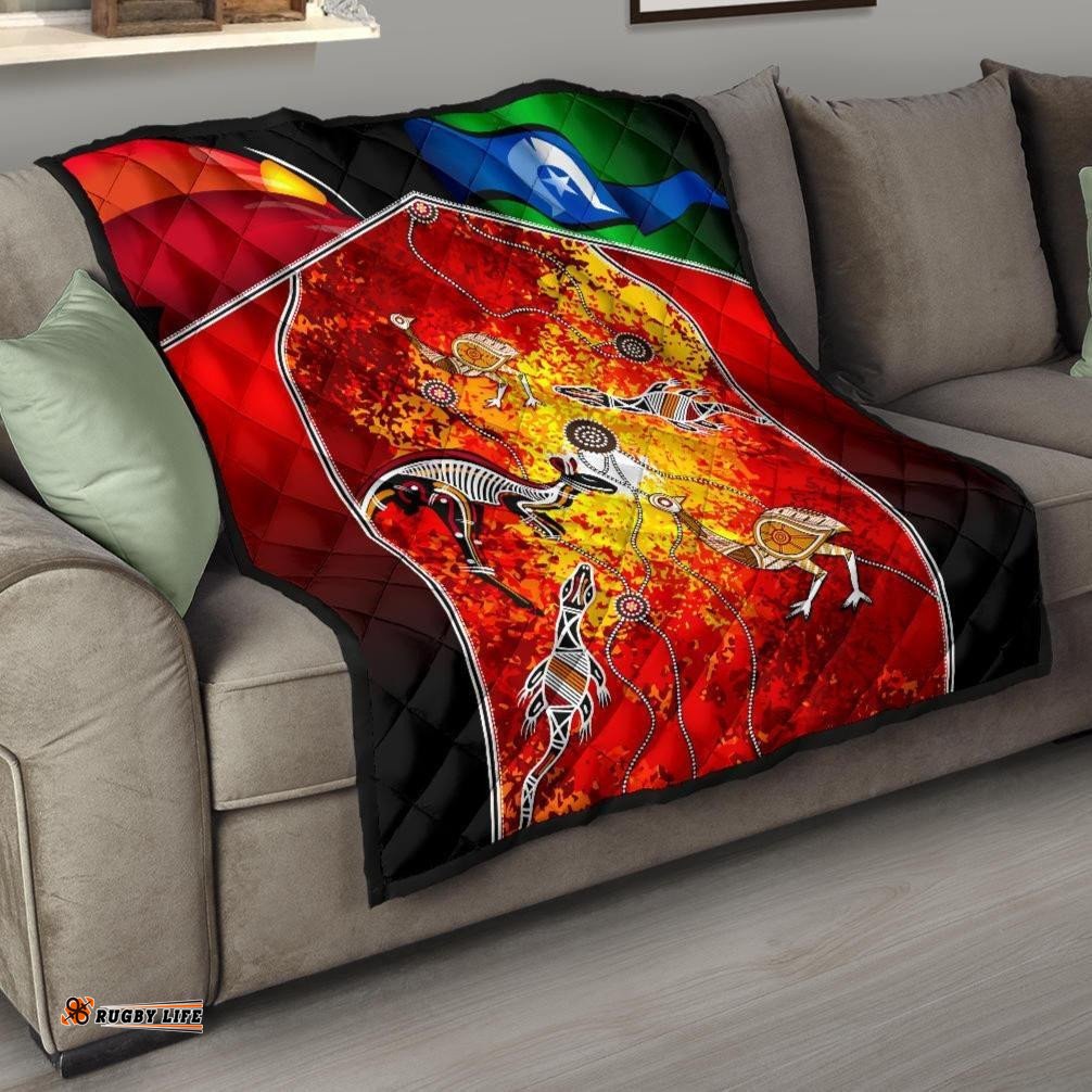indigenous premium quilt naidoc week always will be