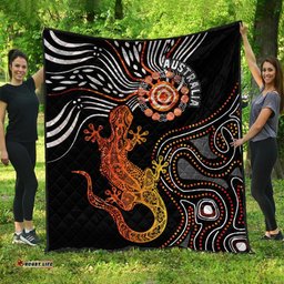 aboriginal premium quilt lizard sunshine