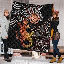 aboriginal premium quilt lizard sunshine