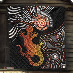 aboriginal premium quilt lizard sunshine