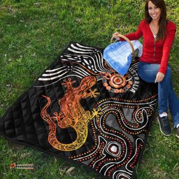 aboriginal premium quilt lizard sunshine