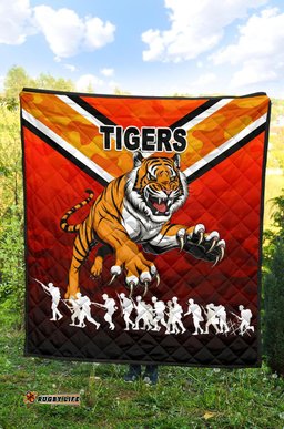 wests premium quilt tigers anzac vibes