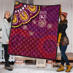 queensland maroons aboriginal premium quilt indigenous vibes
