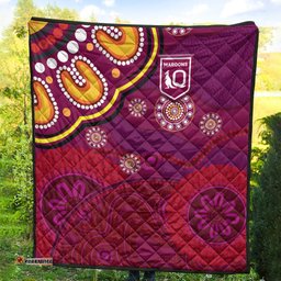 queensland maroons aboriginal premium quilt indigenous vibes