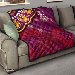 queensland maroons aboriginal premium quilt indigenous vibes