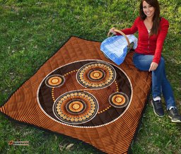 premium quilts aboriginal dot painting quilts ver10