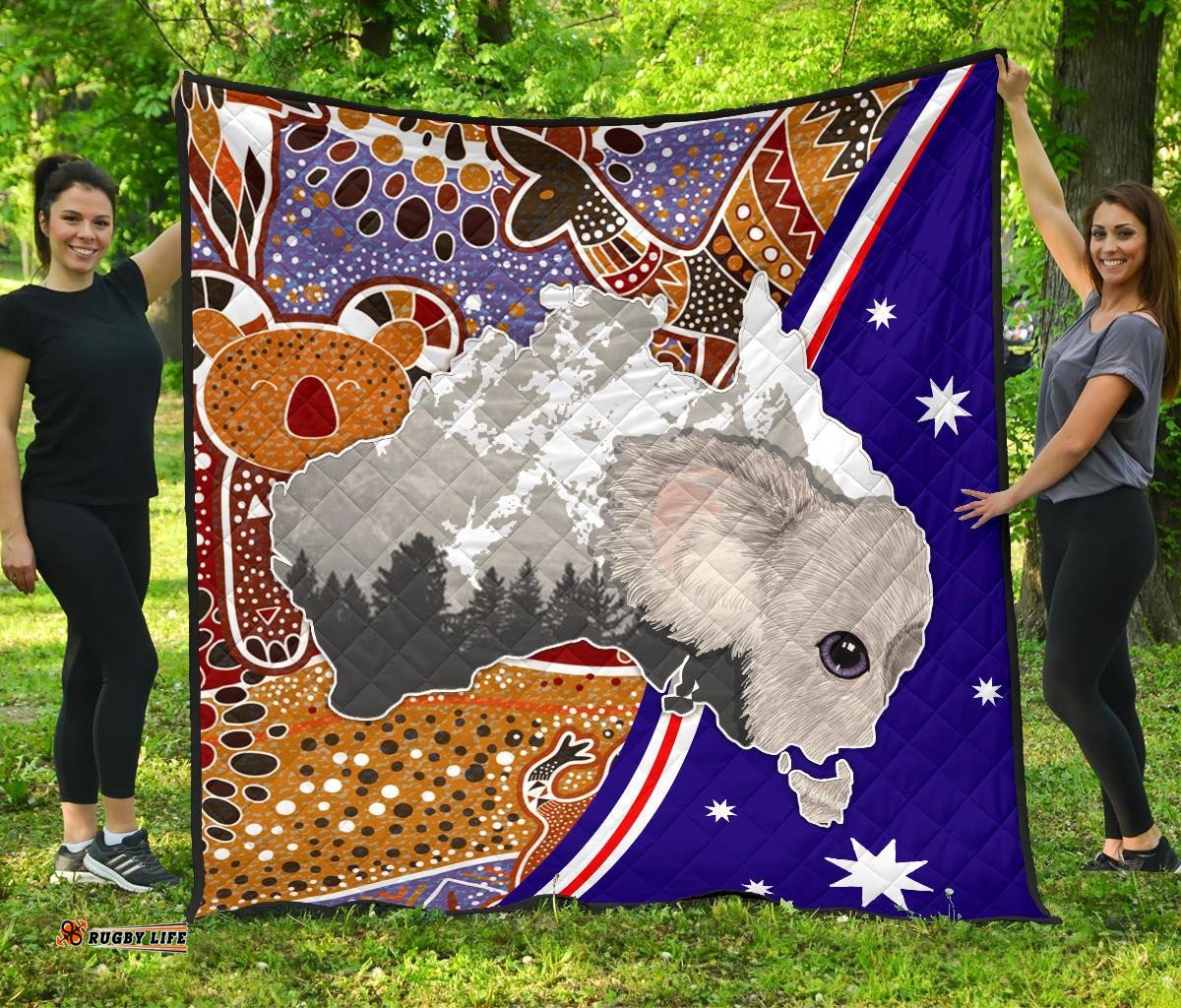 aboriginal premium quilt indigenous koala